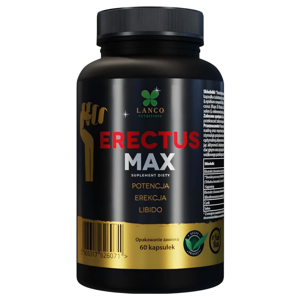 ERECTUS MAX Lanco - Wsparcie dla mężczyzn - 60 kapsułek