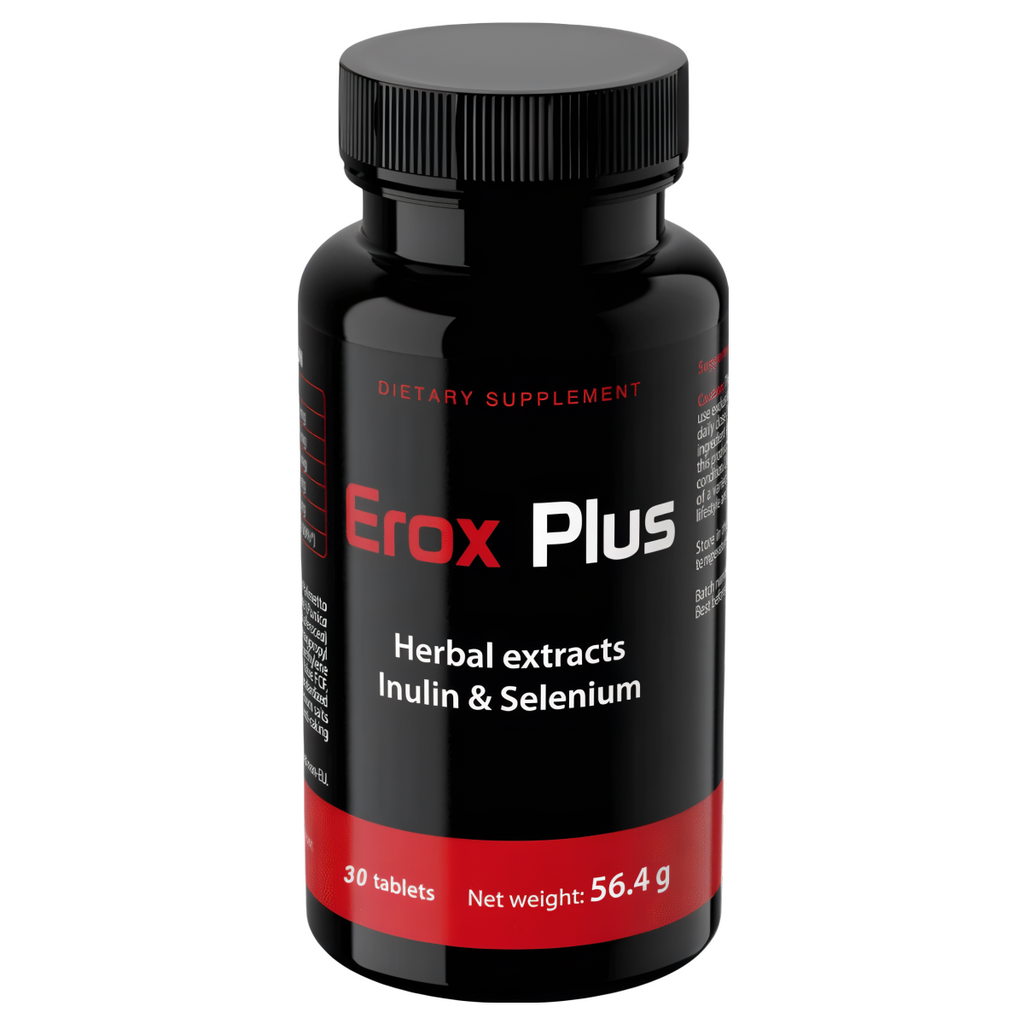 Erox plus NGS - Wsparcie funkcji seksualnych u Mężczyzn - 30 tabletek
