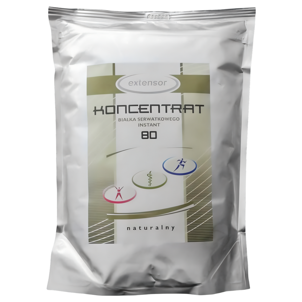 Extensor KONCENTRAT 80 - Koncentrat białka serwatkowego Instant - Odżywka białkowa - 1000 g