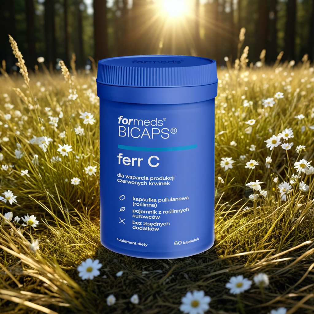 Ferr C Formeds Bicaps - Dla wsparcia produkcji czerwonych krwinek - 60 kapsułek
