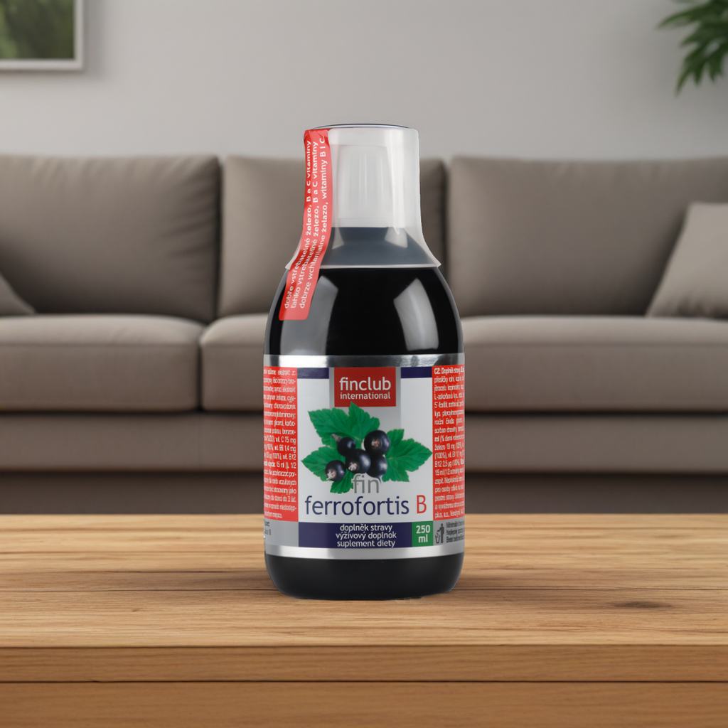 Ferrofortis B Finclub - Żelazo pochodzenia roślinnego - 250 ml