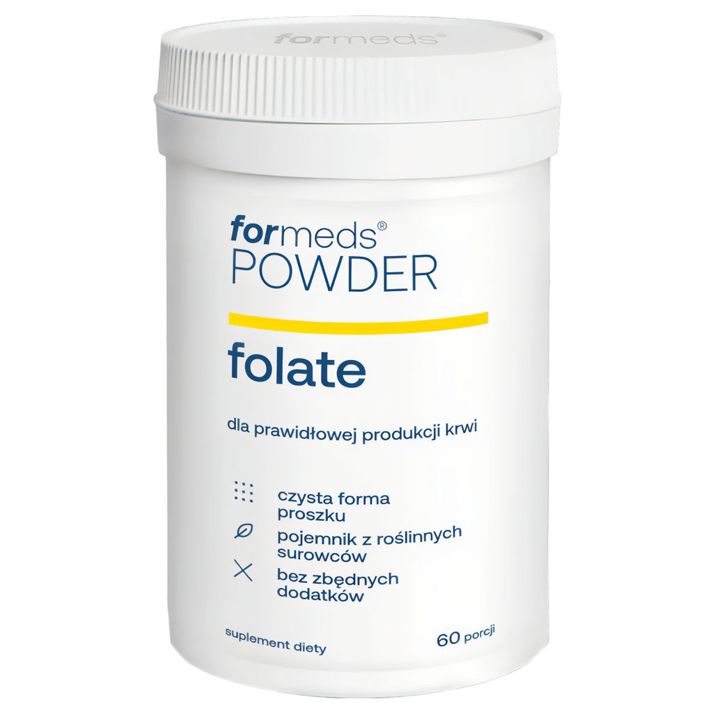 Folate powder Formeds - Dla prawidłowej produkcji krwi - 60 porcji