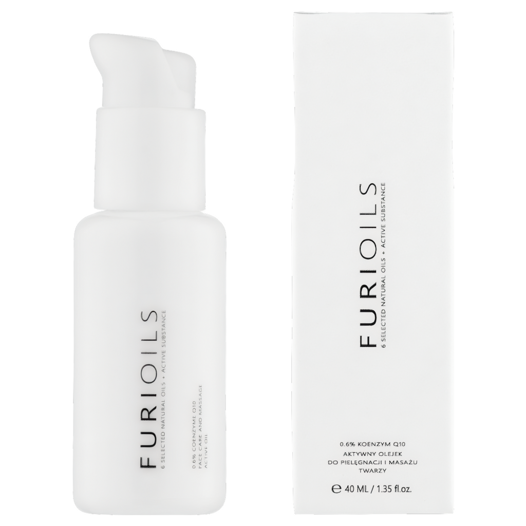 Furioils Active Oil 0.6% Coenzyme Q10 Liqpharm -  Serum olejowe do masażu i pielęgnacji twarzy - 40 ml