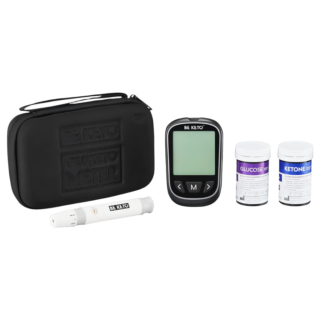 GluKeto Meter Glukometr & Ketometr BeKeto - Precyzyjny pomiar poziomu ketonów i glukozy we krwi