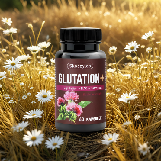 GLUTATION + L-glutation + NAC + ostropest Skoczylas - 60 kapsułek