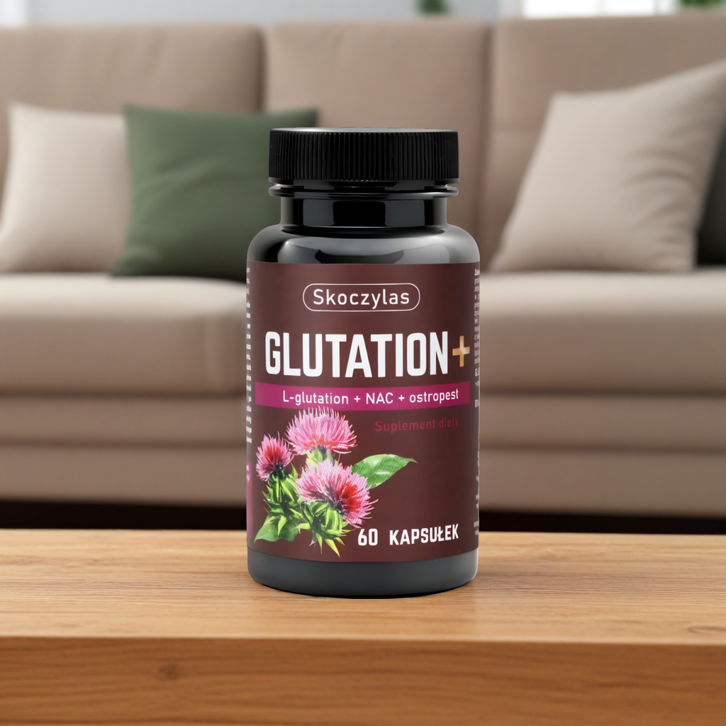 GLUTATION + L-glutation + NAC + ostropest Skoczylas - 60 kapsułek
