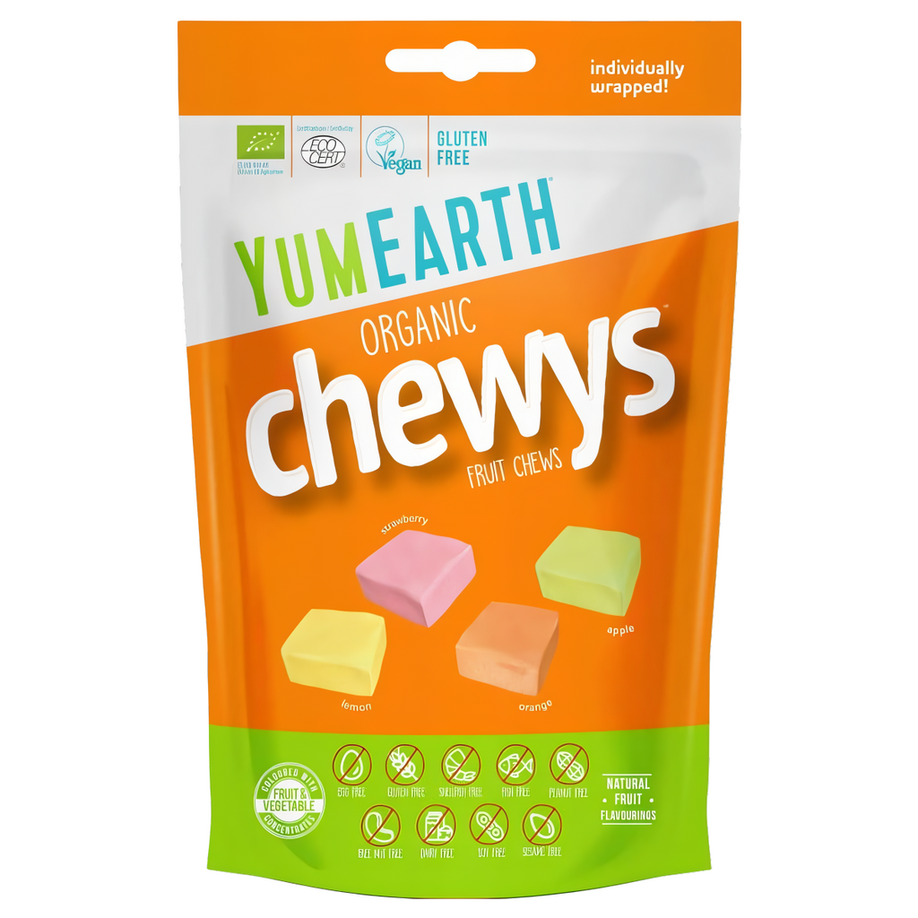 Gumy Rozpuszczalne EKO Cztery smaki Chewys YumEarth 142g - 31 sztuk