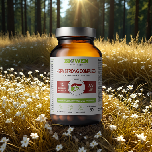 Hepa Strong Complex+ Biowen - Wsparcie wątroby - 90 kapsułek