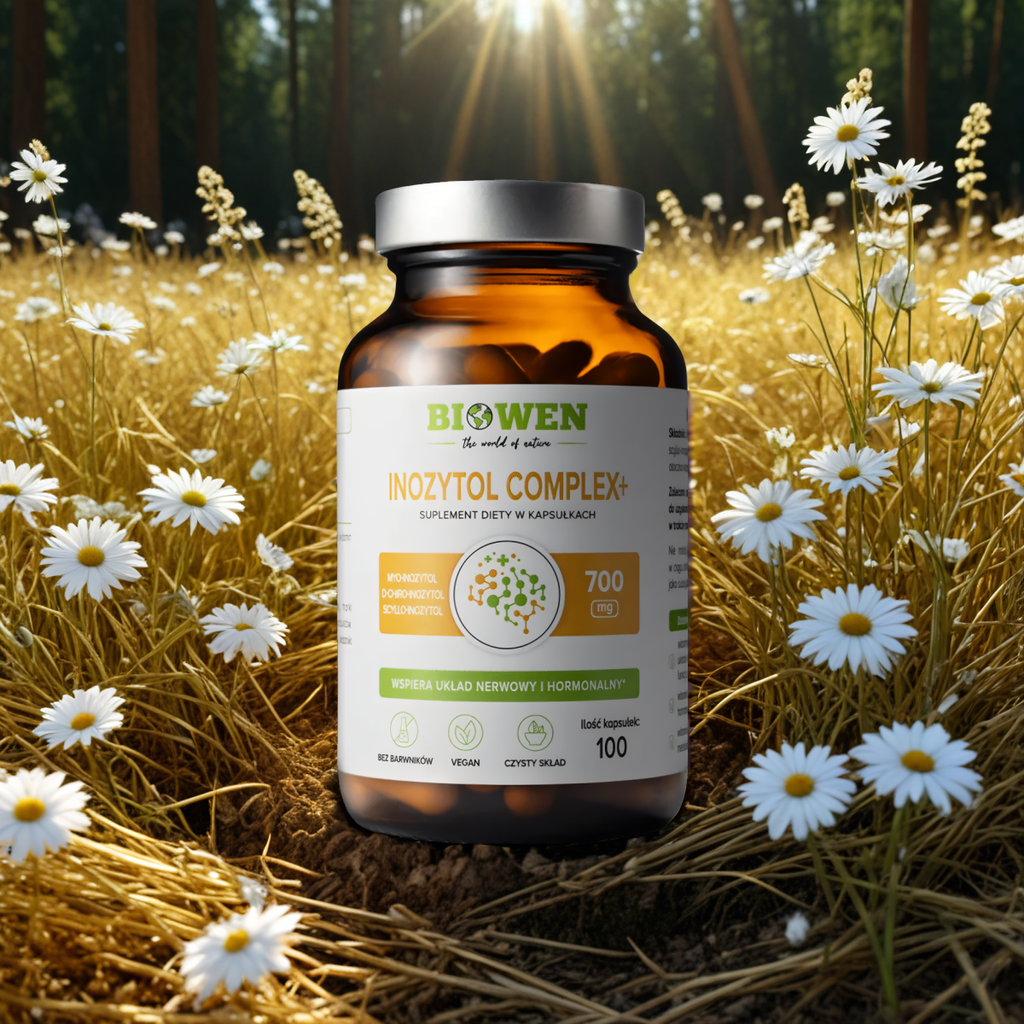 Inozytol Complex+ Biowen - Wsparcie układu nerwowego - 100 kapsułek
