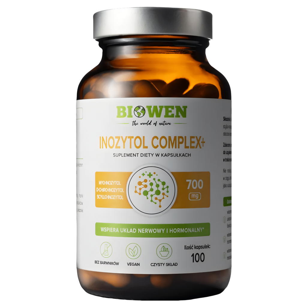 Inozytol Complex+ Biowen - Wsparcie układu nerwowego - 100 kapsułek
