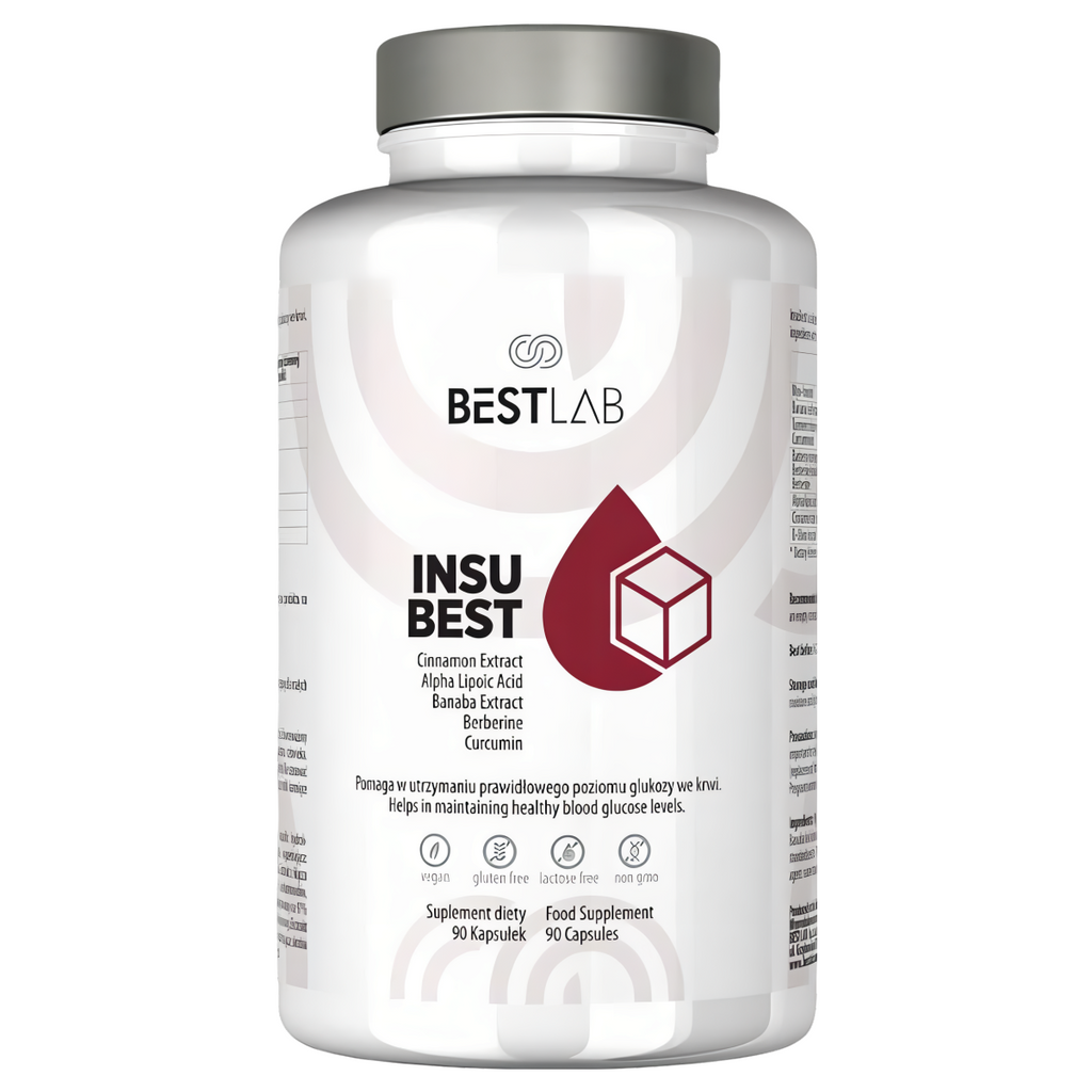 InsuBest Best Lab - Wspiera regulację gospodarki glukozowo-insulinowej - 90 kapsułek