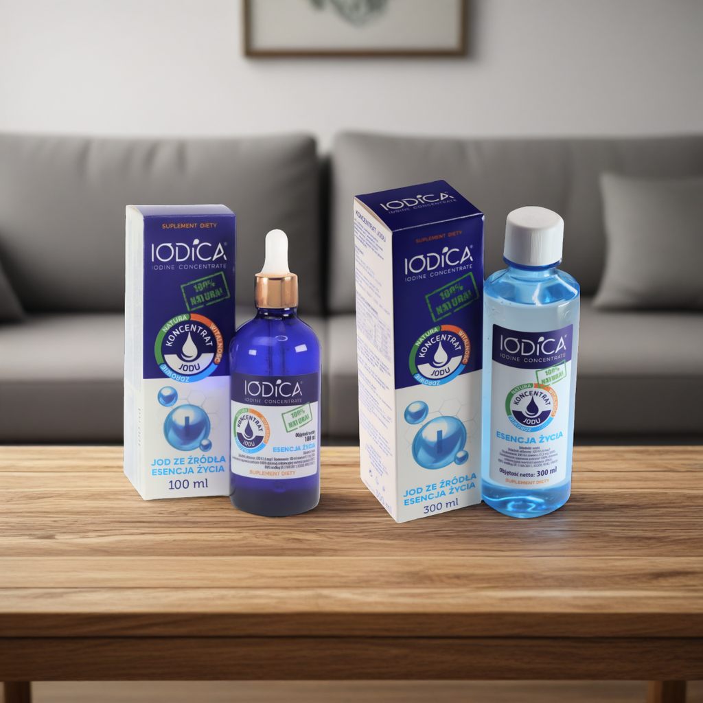 Iodica - Naturalny koncentrat jodu 100 ml lub 300 ml (Pojemnosc: 100-ml)