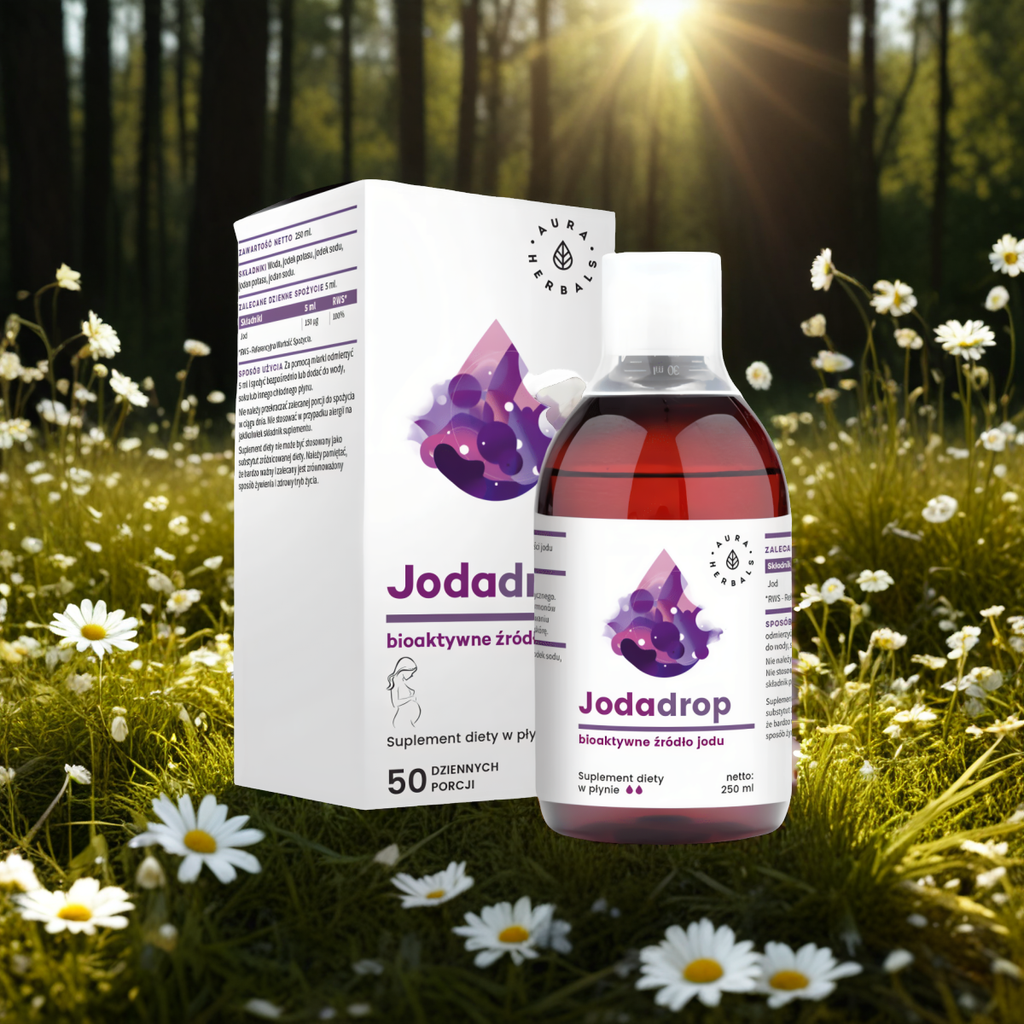 Jodadrop Aura Herbals - Bioaktywne źródło jodu - 250 ml płyn