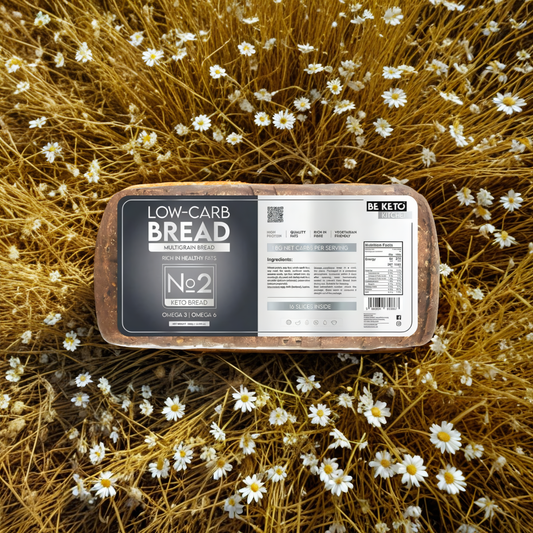 Keto Chleb wieloziarnisty BeKeto - Wysokobiałkowe pieczywo z kwasami Omega - 360 g