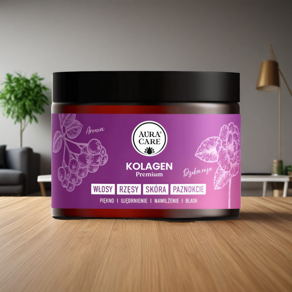 Kolagen Piękno Aura care - Wsparcie włosów, skóry i paznokci - 10 ml