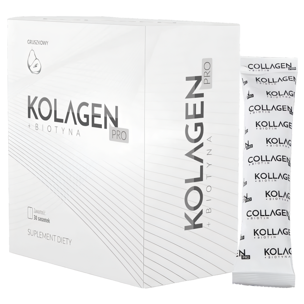 Kolagen PRO + Biotyna Nutricion House Naturalny kolagen rybi - 30 saszetek (Smak: pomaranczowy)