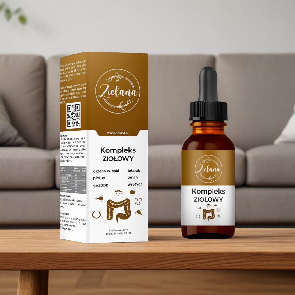 Kompleks Ziołowy Zielana - Wsparcie w walce z pasożytami - 50 ml