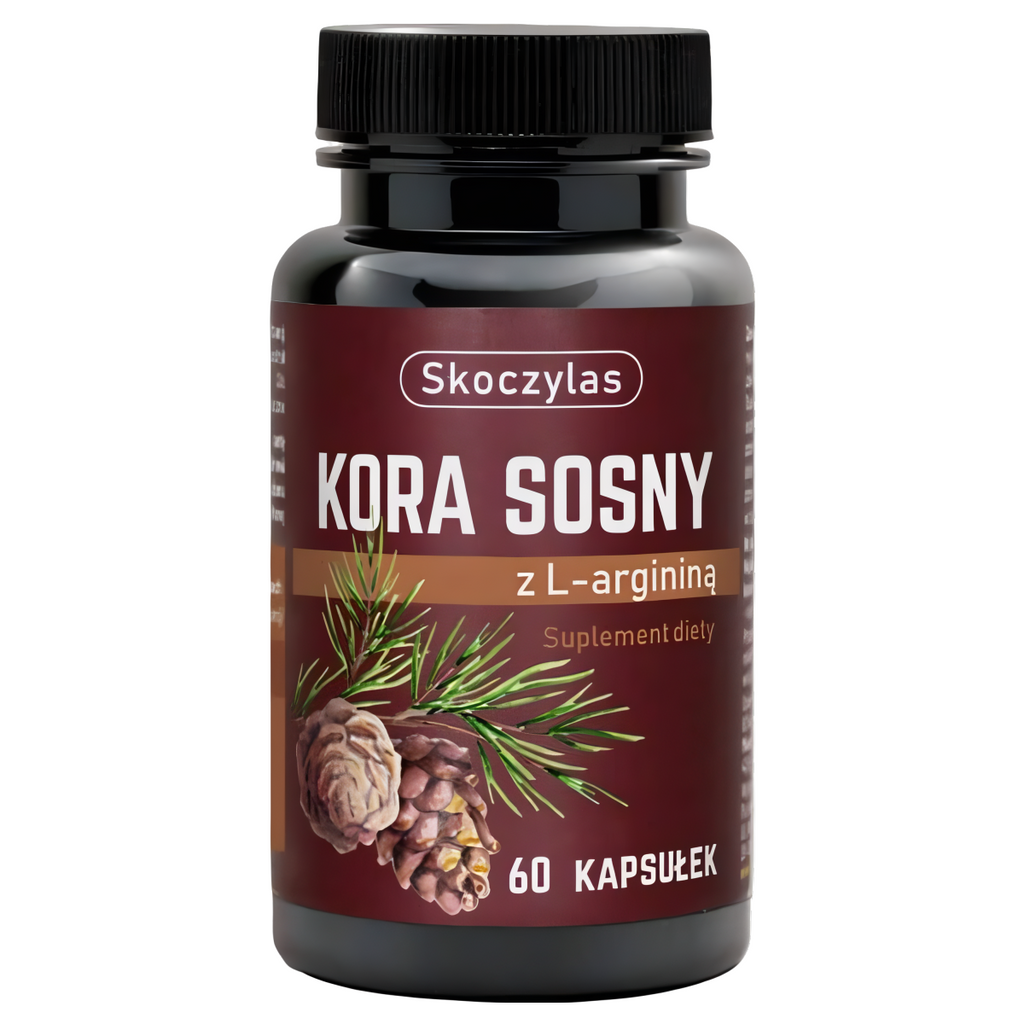 Kora sosny z L-argininą Skoczylas - Poprawa mikrokrążenia - 60 kapsułek