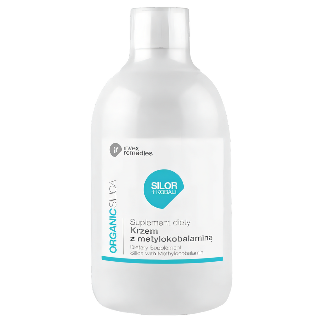 Krzem z metylokobalaminą - witaminą B12 SILOR+Kobalt Invex Remedies - 500 ml