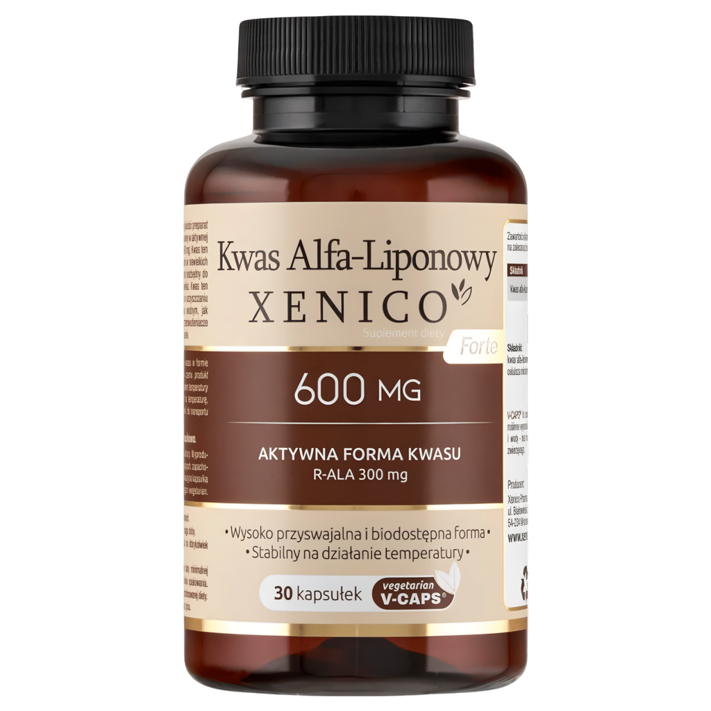 Kwas Alfa-Liponowy forte Xenico Pharma - Wsparcie organizmu - 30 kapsułek