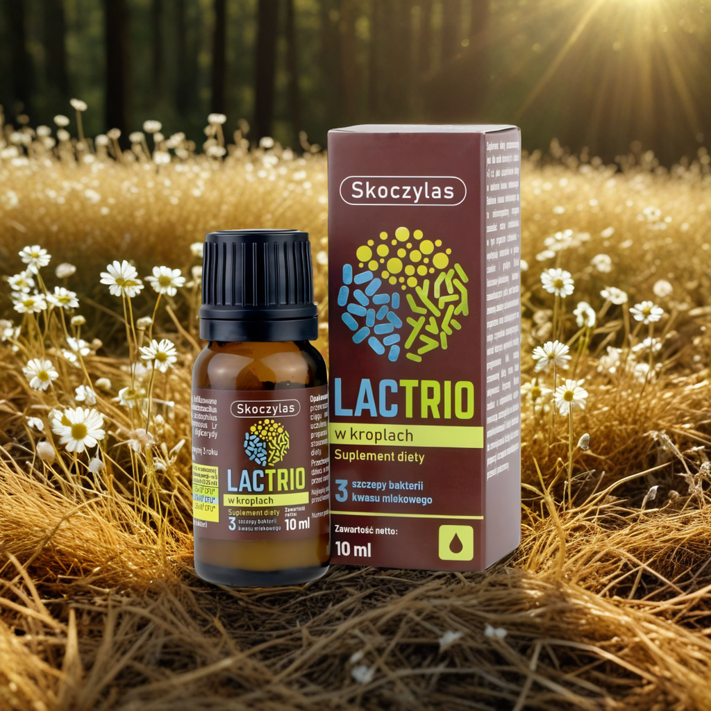 LACTRIO - 3 szczepy bakterii Probiotyk w kroplach Skoczylas - 10ml