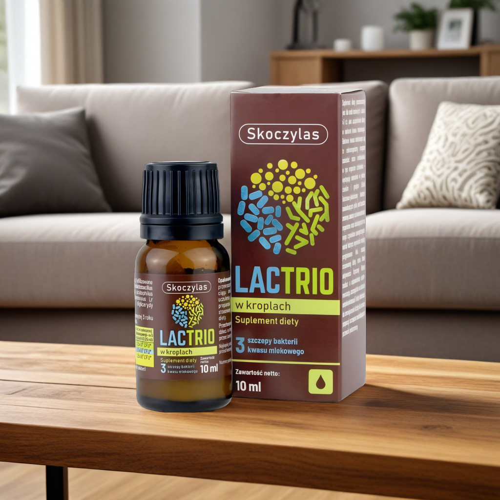 LACTRIO - 3 szczepy bakterii Probiotyk w kroplach Skoczylas - 10ml