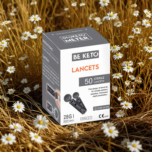 Lancety sterylne do pobrania próbki krwi do GluKeto Meter BeKeto - 50 sztuk