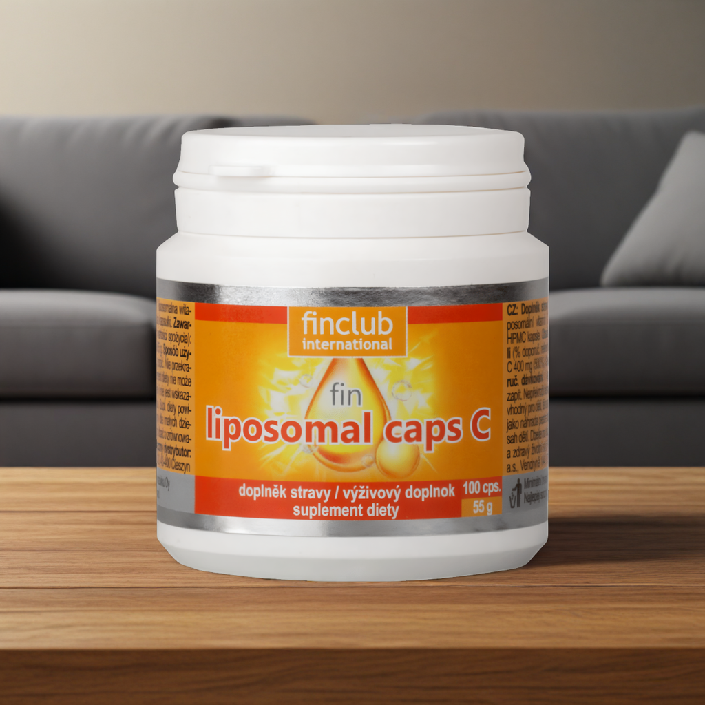Liposomal caps C Finclub - Liposomalna witamina C - 100 kapsułek