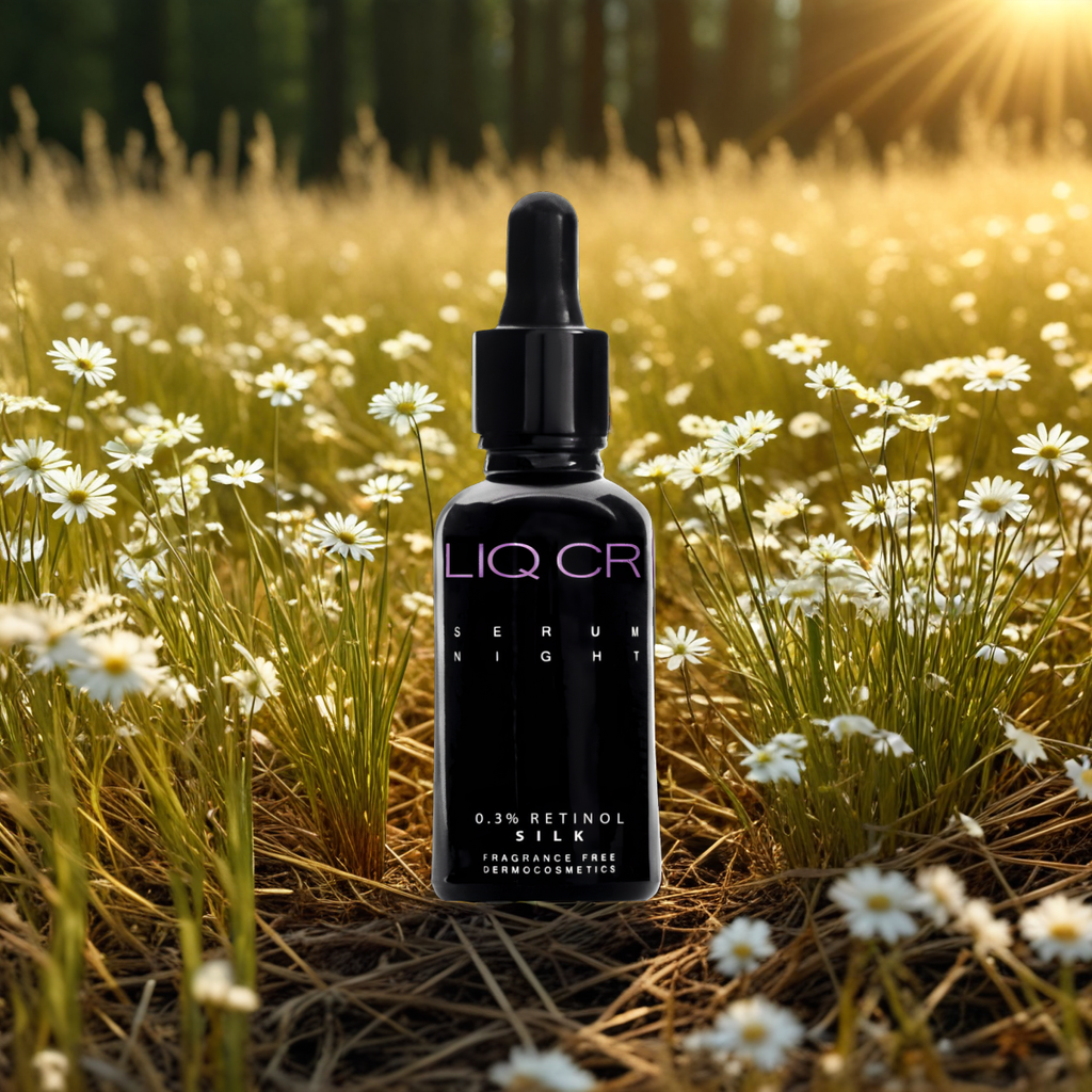 LIQ CR Serum Night 0.3% Retinol SILK 30 ml Liqpharm - Serum korygujące niedoskonałości - 30 ml