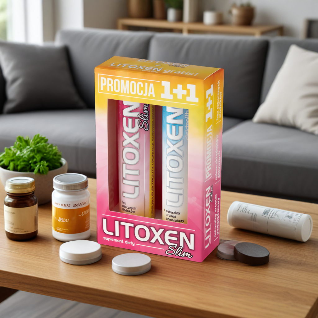 Litoxen Slim Xenico Pharma - Hamuje głód - 2 x 20 tabletek musujących