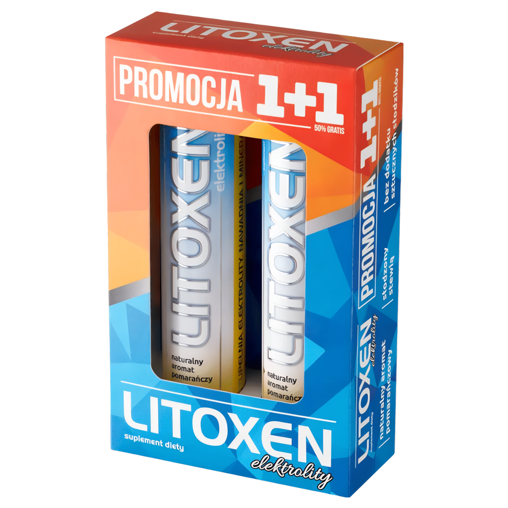 Litoxen Xenico Pharma - Elektorlity - 2 x 20 tabletek musujących