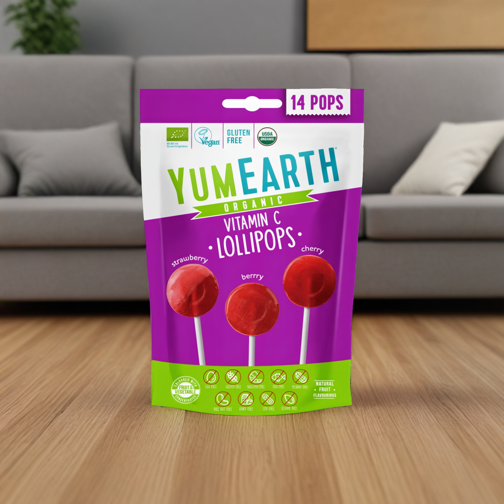 Lizaki Owocowe z Witaminą C EKO Trzy smaki YumEarth 87 g - 14 sztuk