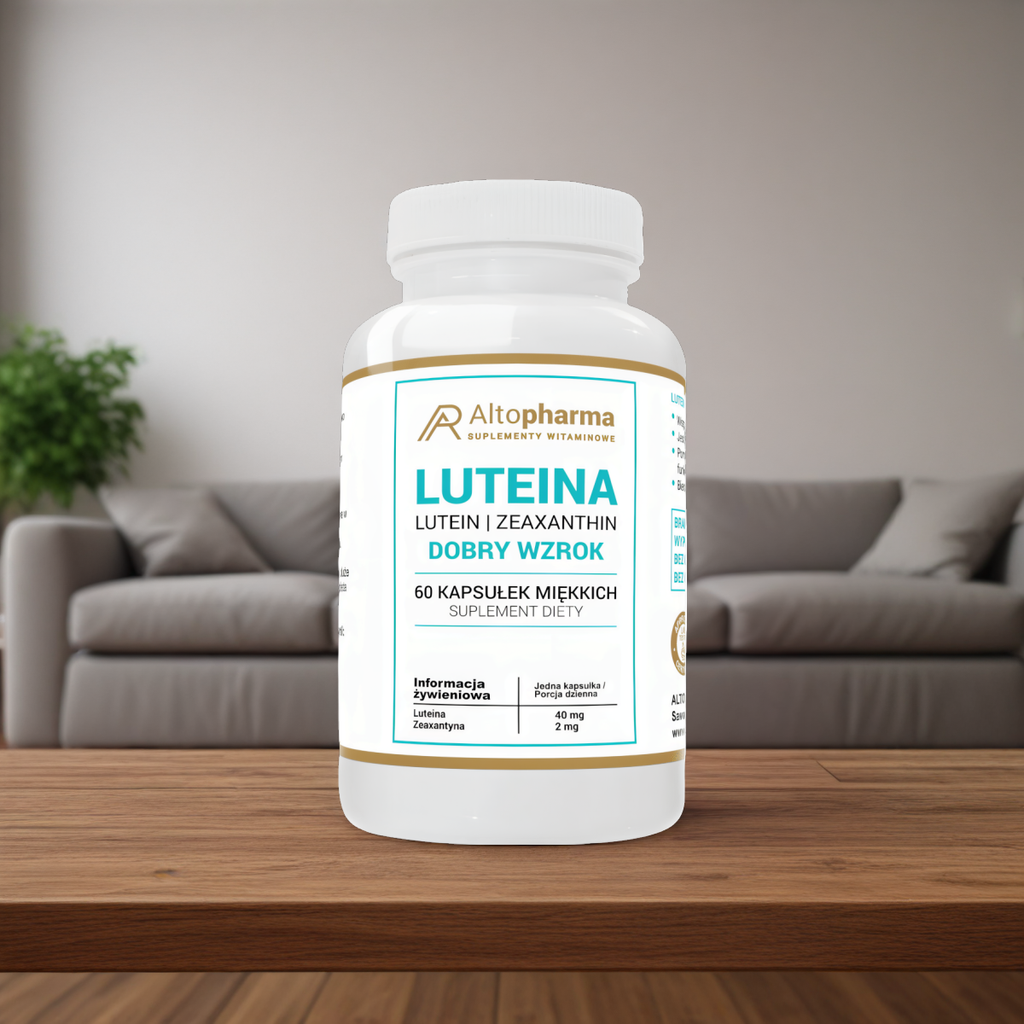 Luteina 40 mg Alto Pharma - Wspiera Twój dobry wzrok - 60 kapsułek