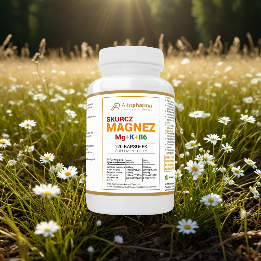 Magnez Skurcz Mg+K+B6 Forte Alto Pharma - 120 kapsułek