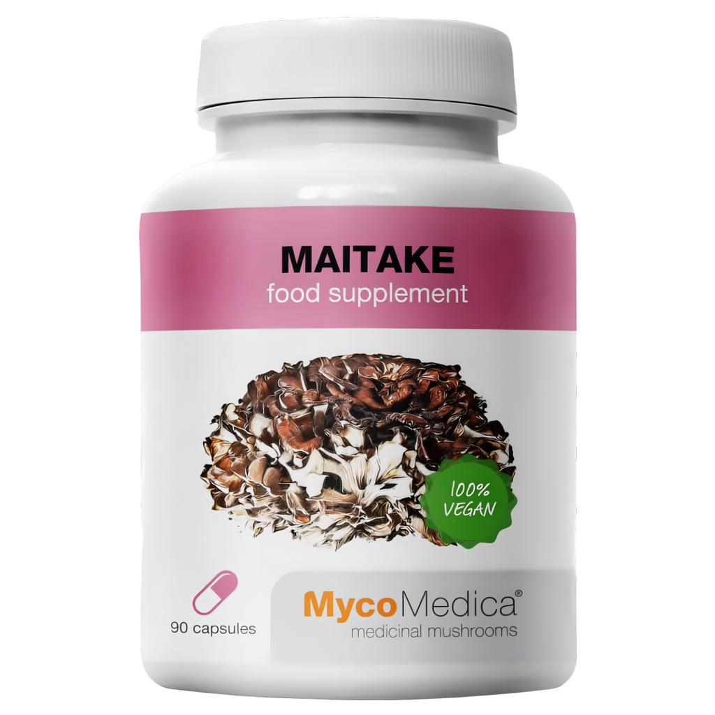 Maitake MycoMedica 500 mg - Wspiera prawidłowy metabolizm - 90 kapsułek