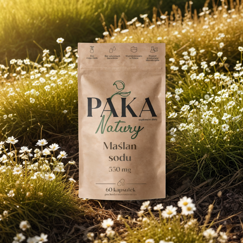 Maślan sodu Paka Natury - Na jelita - 60 kapsułek