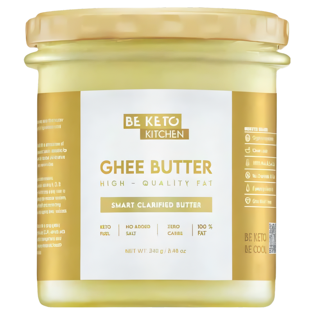 Masło klarowane Ghee BeKeto - Bogate w witaminy A, D, E i K - 240 g