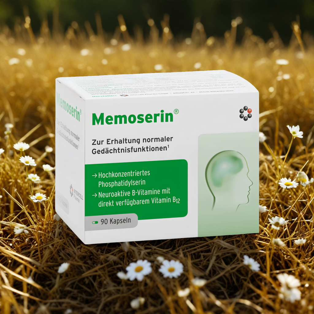 Memoserin Mitopharma - Wsparcie dla pamięci i koncentracji - 90 kapsułek