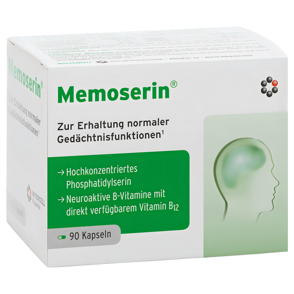 Memoserin Mitopharma - Wsparcie dla pamięci i koncentracji - 90 kapsułek