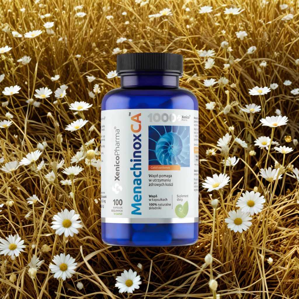 Menachinox CA 1000 Xenico Pharma - Naturalny wapń - 100 kapsułek