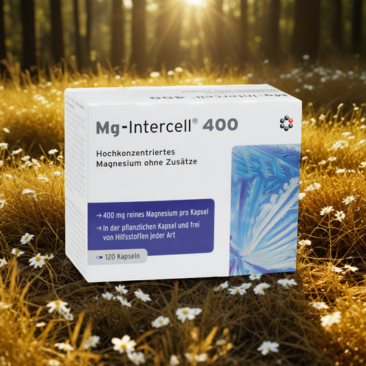 Mg Intercell 400 Mitopharma - Skoncentrowane wsparcie magnezem - 120 kapsułek