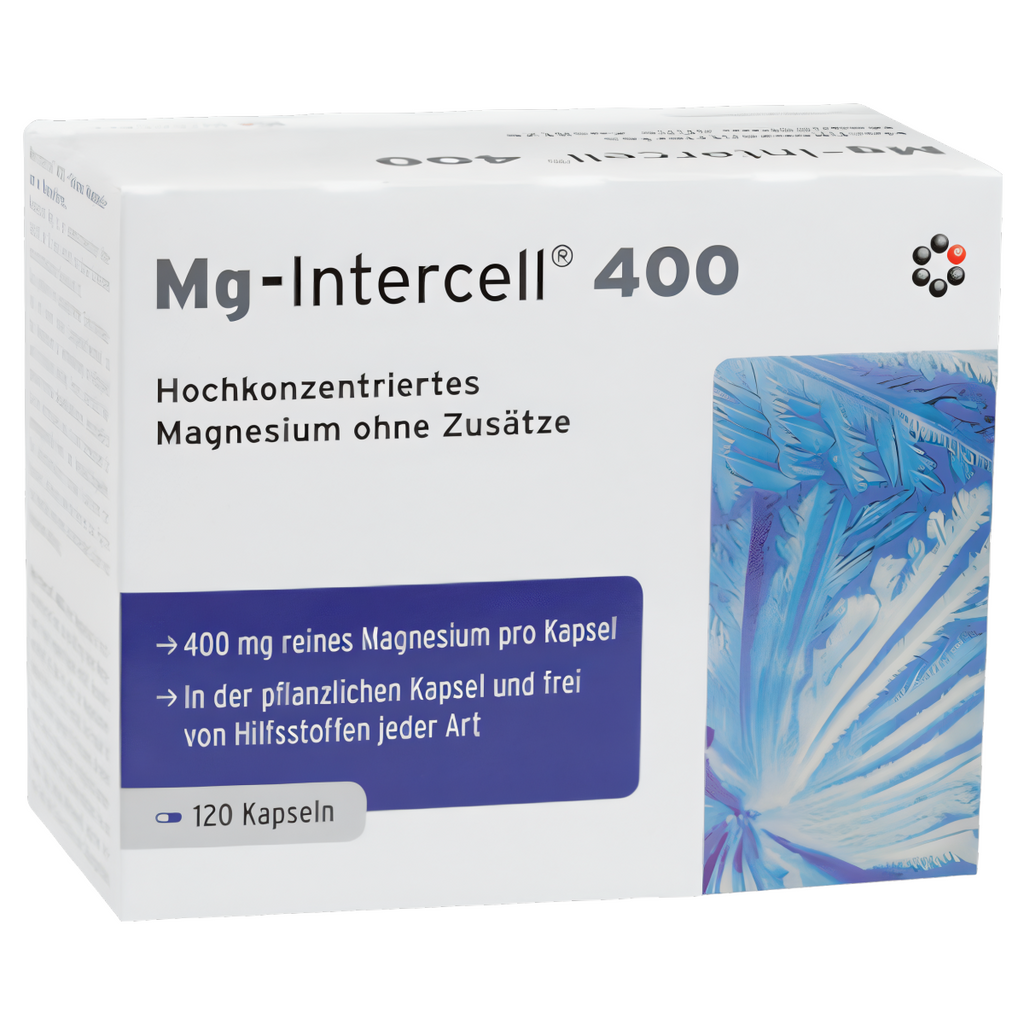 Mg Intercell 400 Mitopharma - Skoncentrowane wsparcie magnezem - 120 kapsułek