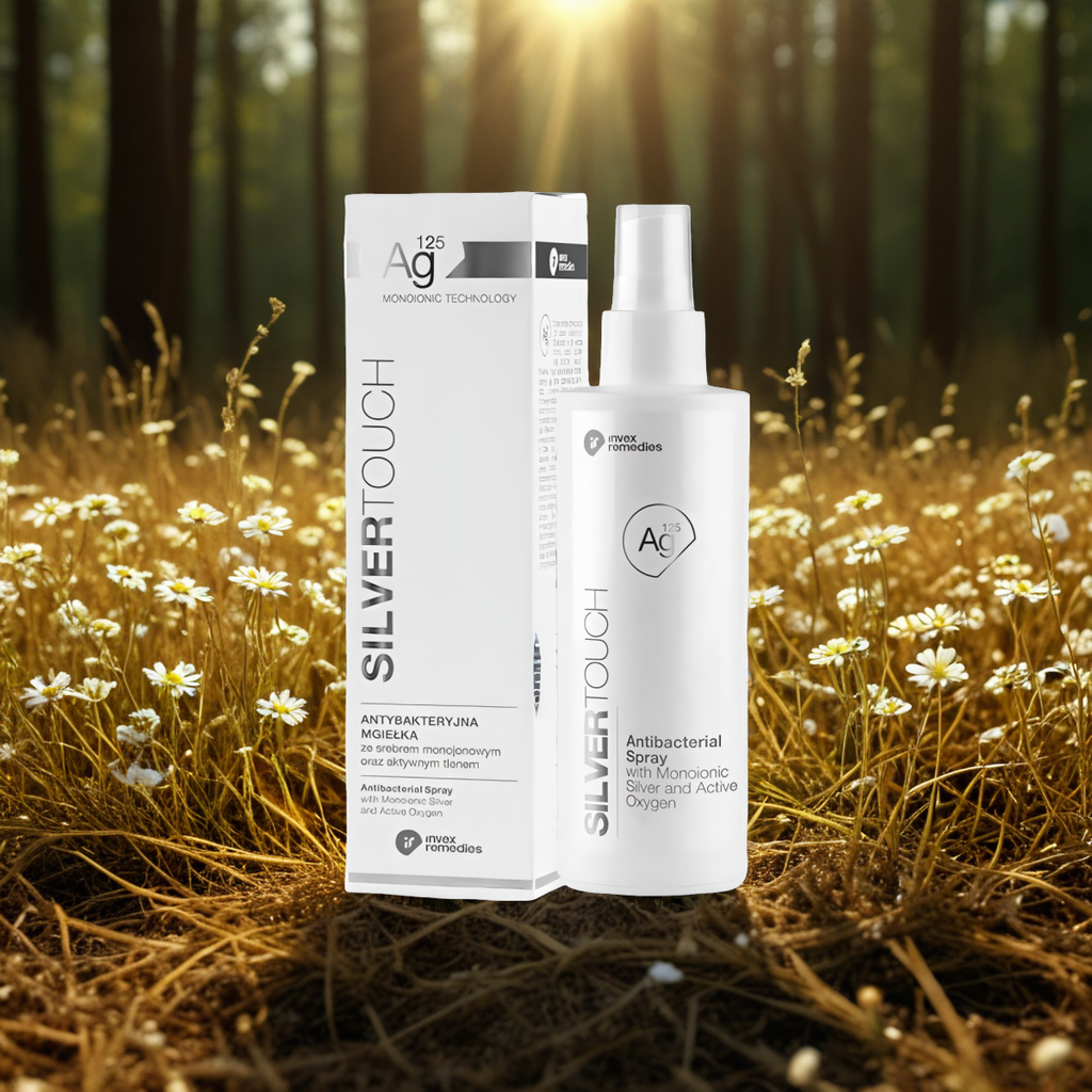 Mgiełka do twarzy i ciała ze srebrem monojonowym antybakteryjna Invex Remedies Ag125 - 200 ml