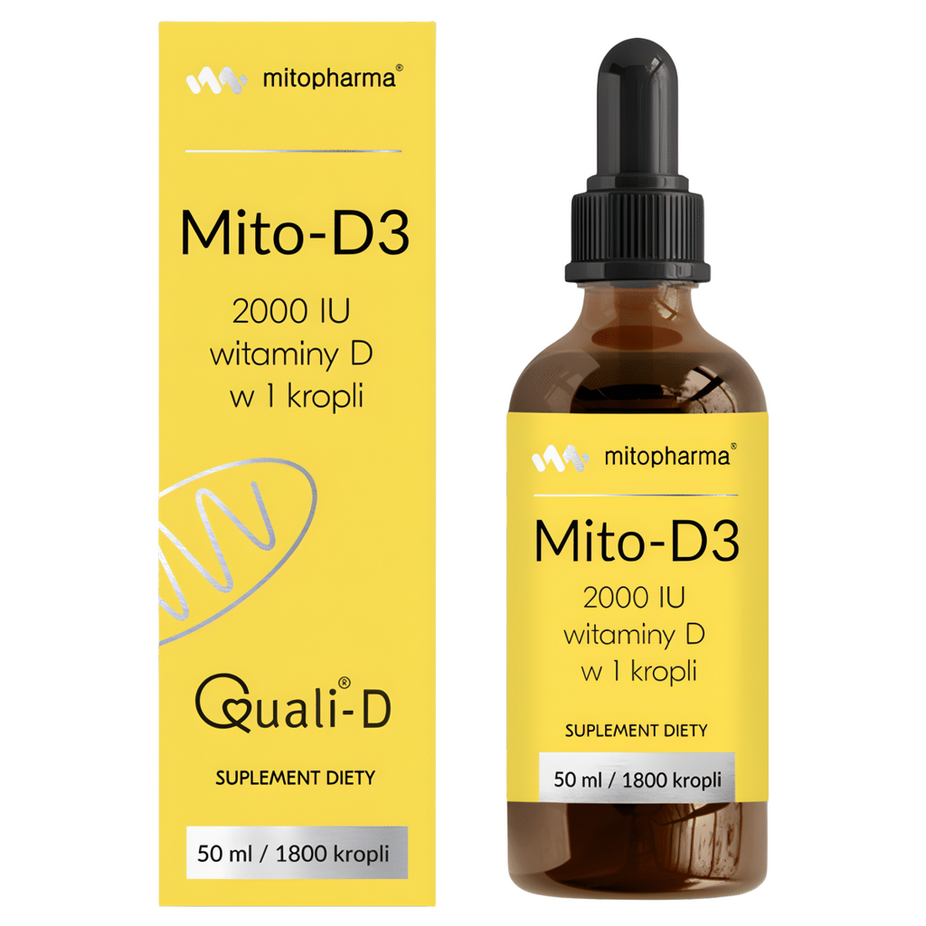 Mito D3 Mitopharma - 2000 IU Witamina D - 50 ml 1800 kropli