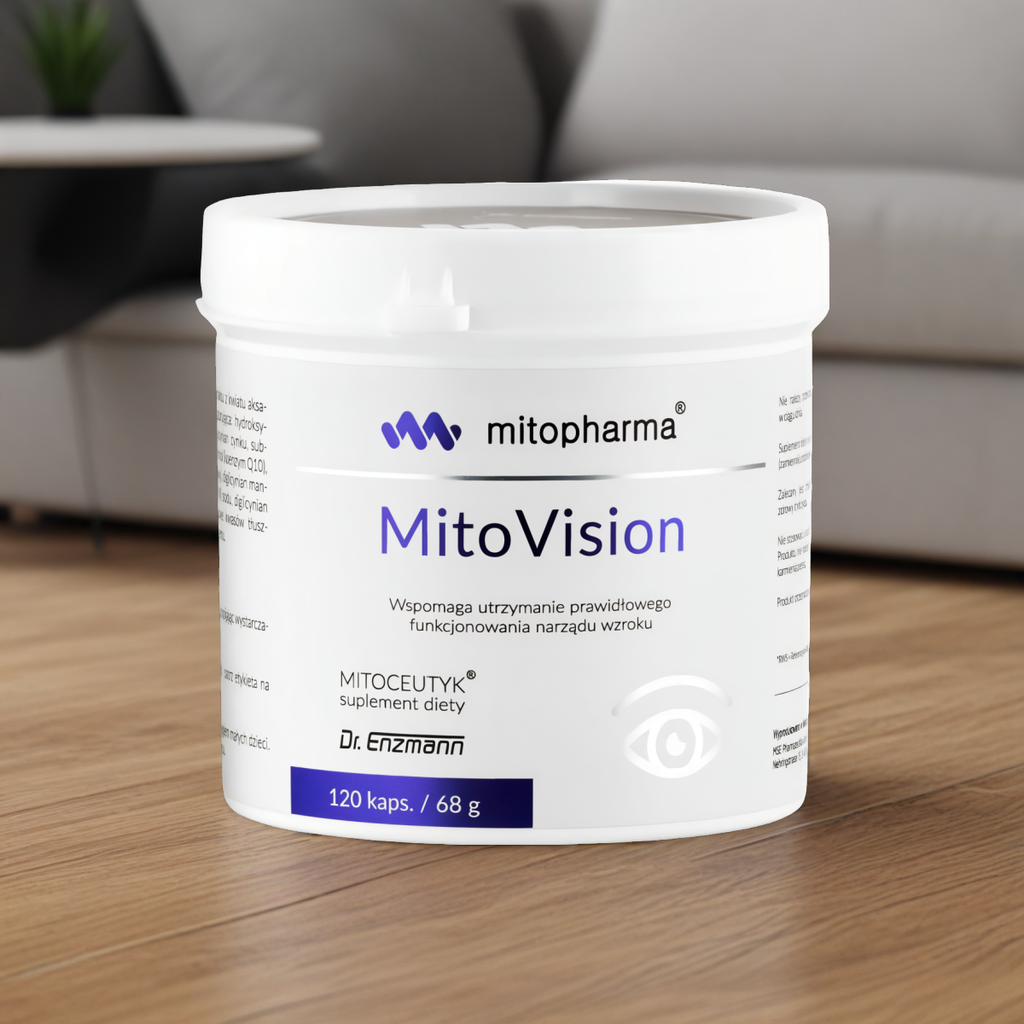MitoVision Mitopharma - Wsparcie wzroku - 120 kapsułek