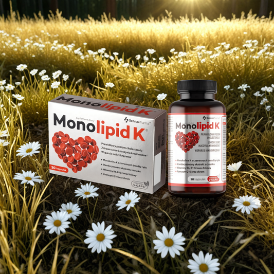 Monolipid K Xenico Pharma - Cholesterol w normie (Opakowanie: 30-kapsulek)