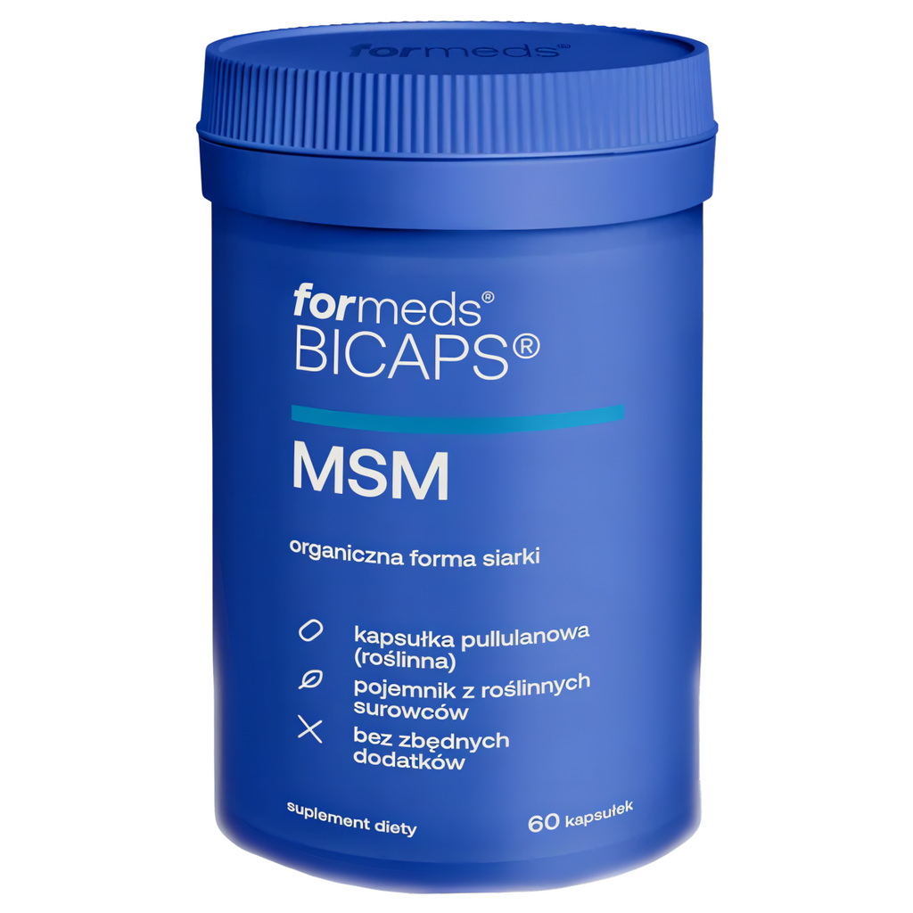MSM siarka organiczna Formeds Bicaps - Wsparcie dla organzmu - 60 kapsułek