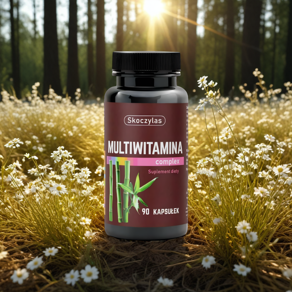 Multiwitamina Complex Krzem z bambusa, bor, jod Skoczylas - 90 kapsułek