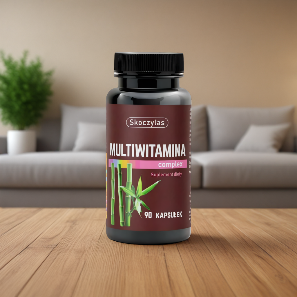 Multiwitamina Complex Krzem z bambusa, bor, jod Skoczylas - 90 kapsułek