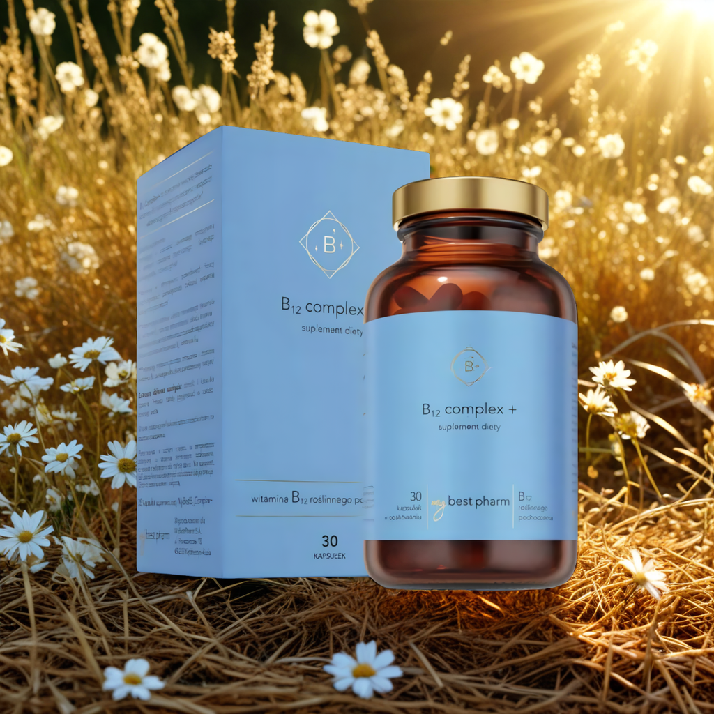MyBestB12 Complex+ MyBestPharm - Kompozycja witamin z grupy B - 30 kapsułek